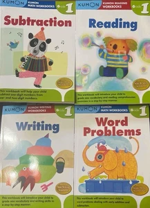 Subtraction/Writing/Reading/Word Problems WorkbooksSet Of 4Grade 1 - Picture 1 of 2