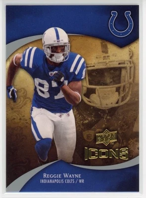 2009 Upper Deck Icons #92 Reggie Wayne Indianapolis Colts - Image 1 of 2