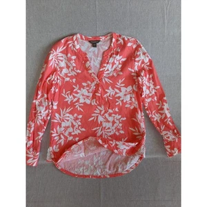 Tommy Bahama Men Small Linen Blend Longsleeve Tropical Summer Crochet Shirt - Picture 1 of 8