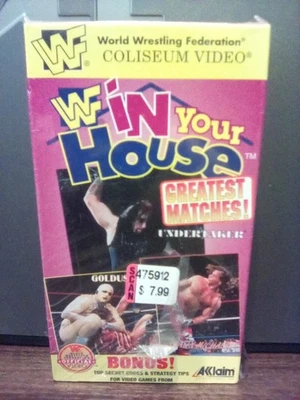 WWF VHS In Your House Greatest  Matches - Image 1 of 2