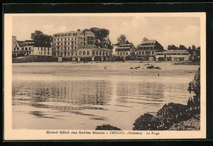 CPA Tréboul, Grand Hotel des Sables Blancs - Picture 1 of 2