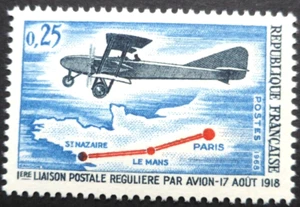 Frankreich 1968 Mi 1632, Liaison Postale. postfrisch - Bild 1 von 1