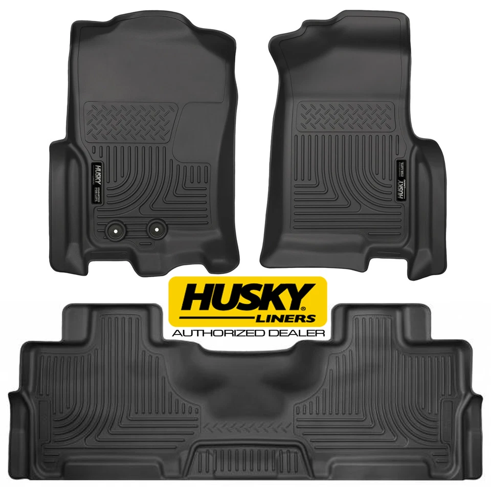 HUSKY WeatherBeater Floor Mats for Ford Expedition Lincoln Navagator Front Rear - Image 1 of 4