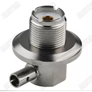 Conector de soldadura ángulo recto UHF hembra SO239 90° LMR195 RG58 RG400 RG142 cable - Imagen 1 de 3