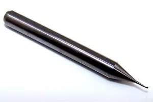 Flauta única molino extremo de carburo .0150" para plástico corto Kyocera 1501-0150.063 - Imagen 1 de 2