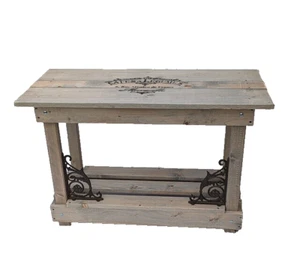 PFLANZTISCH GARTENTISCH CAFES & LEGUMES ANTIK COTTAGE STIL HOLZ TISCH GARTEN NEU - Bild 1 von 6