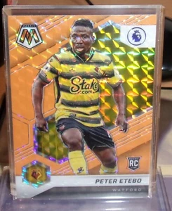 2021-22 Mosaic - Fluorescent Orange Prizm - Peter Etebo - Watford #49 - RC - Bild 1 von 1