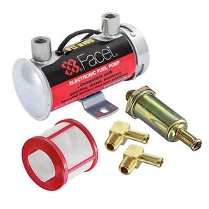 Facet Silver Top Competition Carb Fuel Pump Kit - Brisca / Stock Car / F2 / Oval - Afbeelding 1 van 3