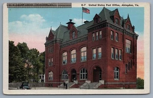 United States Post Office Abingdon VA postcard D4 - Picture 1 of 2