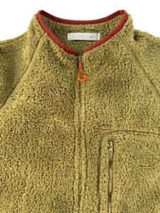 Chaqueta Outerknown Para Hombres Grande Verde Skyline Camisa Sherpa Polar Peluche Botón a Presión - Imagen 1 de 4