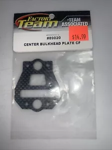 Team Associated Center Bulkhead Plate (RC8) 89020 Carbon Fiber - Picture 1 of 1