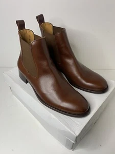 Stivali chelsea Amberone da uomo marroni eleganti alla caviglia abbronzati UK8 EU40,5 US10 - Foto 1 di 9