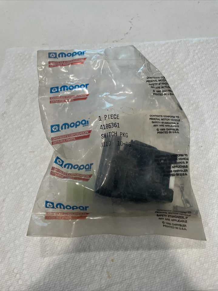 New Mopar 4186361 1979-1983 Dodge Cordoba Magnum Rear Heated Window Switch Kit - Image 1 of 4