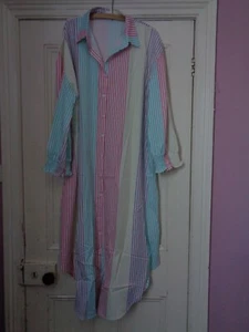 STUNNING CANDY STRIPE SHIRT DRESS 4 XL FIT 24/26 UNWORN - Picture 1 of 4