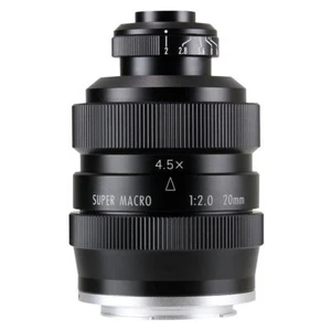 Zhongyi Mitakon 20mm f/2 4.5X Super Macro Lens for Mirrorless Sony E mount  - Picture 1 of 2