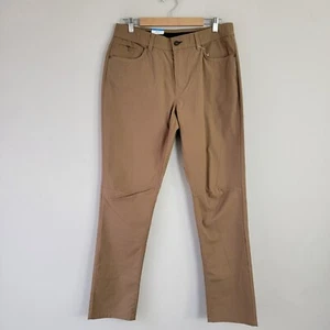 Columbia Pants Active Dynamic Fit Mens 34W 34L Brown Stretch - Picture 1 of 12