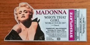Madonna - Who`s That Girl Tour 1987 Ticket - Nicht entwertet - - Bild 1 von 1