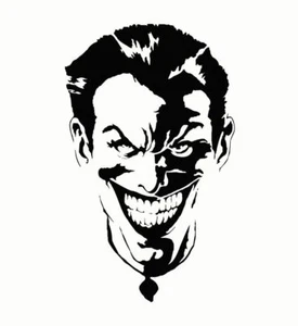 Joker Vinyl Decal -Sticker for Car Truck SUV Bumper Wall Laptop Home DC Comics - Picture 1 of 3