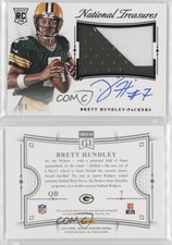 2015 Panini National Treasures Black /5 Brett Hundley #RMSR-BH Rookie Auto RC