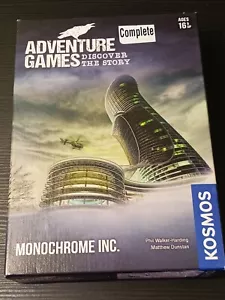 Fun Escape Room Adventure Game Monochrome Inc. 2019 Thames & Kosmos COMPLETE - Picture 1 of 10