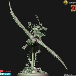 Wood Elf Mage wargaming - dnd - tabletop gaming - old world - Imagen 1 de 10