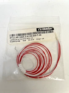 Omega Platinum RTD Capsule Sensor 4-wire, 100 Ohm RTDCAP-100A-3-A125-060-T-40 - Picture 1 of 5