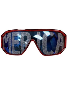 Macho Man Merica Sunglasses Randy Savage Wrestler USA 4th of July America Gift - Picture 1 of 5