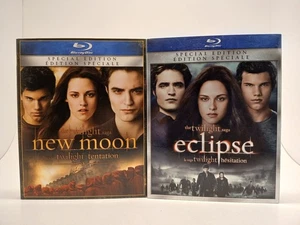 The Twilight Saga: New Moon and Eclipse (Blu-ray, 2009-10) English/French - Picture 1 of 8