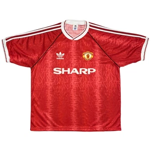 Manchester United Home Shirt (1990-92) | Large - Picture 1 of 7