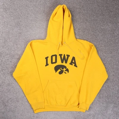 Iowa Hawkeyes Amarillo Mediano Sudadera con Capucha Pullover Sudadera con Capucha Foto 1 de 4