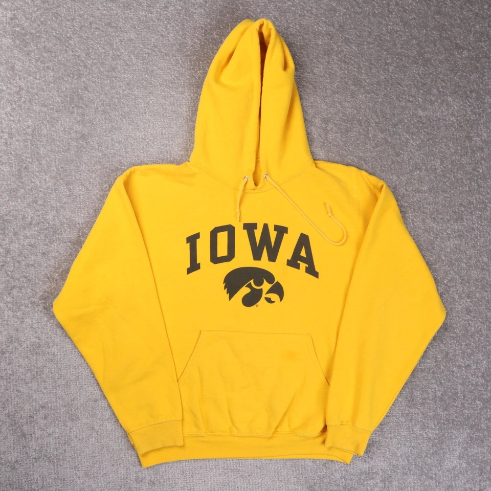 Iowa Hawkeyes Amarillo Mediano Sudadera con Capucha Pullover Sudadera con Capucha Foto 1 de 4
