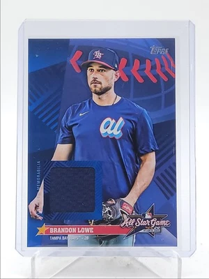 BRANDON LOWE 2025 TOPPS UPDATE SERIES ALL-STAR EVENT WORN PATCH B Q1940 - Image 1 of 2