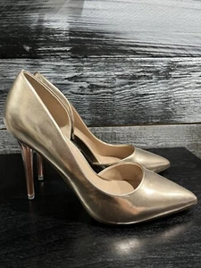 Call It Spring Metallic Patent Pumps Size 7.5 Like New Worn Once. - Picture 1 of 7