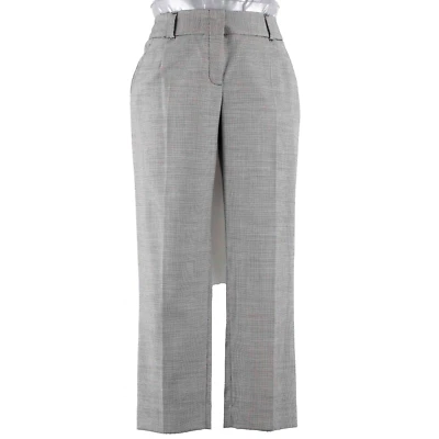 Dolce & Gabbana Sz 40 x 25 Black White Wool Spandex Straight Leg Pant  - Image 1 of 4