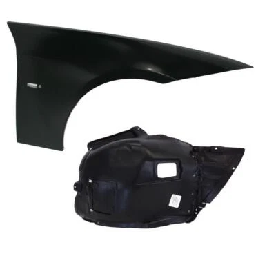 Right Passenger Side Fender+Splash Shield For 07-12 BMW 328i 2007-2008 328xi - Image 1 of 4