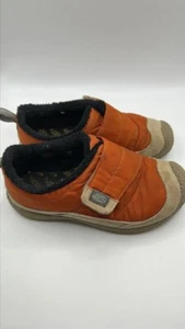 Keen Howser II Boys Size 13 Orange Fleece Lined Waterproof Winter Shoes - Picture 1 of 7