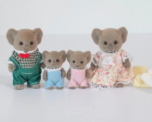 Sylvanian Billabong Koala Familia Figuras Bebé Madre Padre Calico Critters - Imagen 1 de 5