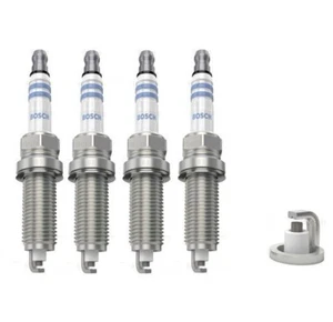 Bujías x 4 Bosch para Renault Clio Dacia Duster Peugeot Citroen C2 C3 C4 - Imagen 1 de 4