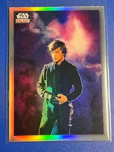 Star Wars Galaxy Chrome 23 Refractor Future of the Jedi Luke Skywalker #34 - Picture 1 of 3