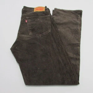 Levis 751 Corduroy Regular Fit straight leg Stretch Brown W 32 / L31 SKU M17911 - Picture 1 of 13