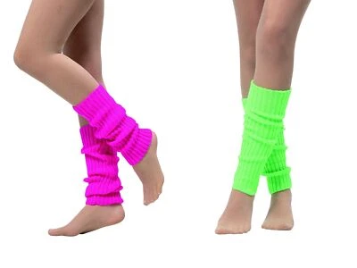 Stulpen Beinstulpen Beinwärmer 80er Aerobic Clown Kostüm Karneval Fasching - Bild 1 von 3