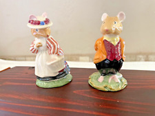 Vintage Royal Doultan Brambly Hedge Lord and Lady Woodmouse Porcelain 1982