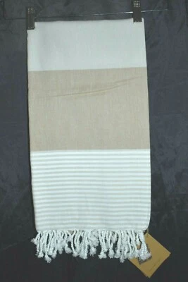 Toalla de Playa BULDAN'S Deniz Peshtemal Marrón 100% Algodón Pavo 100cm x 180cm NUEVA Foto 1 de 4