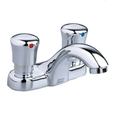 Juego central dosificador de 4 pulgadas grifo de 2 manijas 0,5 gpm/1,9 Lpf Foto 1 de 4