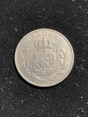 1967 Denmark 5 kroner Cover