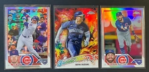 2023 Topps Chrome Refractor Swanson Prizm Happ Future Stars Suzuki Chicago Cubs - Picture 1 of 1