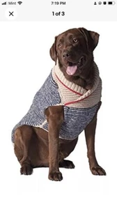 NWT Chilly Dog Spencer Wool Dog Hand Knit Sweater XXL - Picture 1 of 9