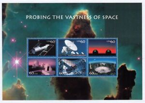 2000 Vastness of Space 60c denomination Sc 3409 MNH sheet of 6