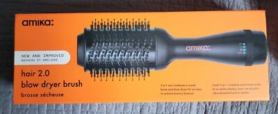 AMIKA Hair 2.0 Blow Dryer Brush New and Improved Round Brush Dryer *BRAND NEW - Image 1 of 4