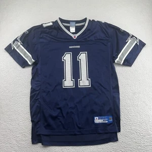 Vintage Reebok Dallas Cowboys Drew Bledsoe Jersey Youth XL Blue NFL Authentic - Picture 1 of 7